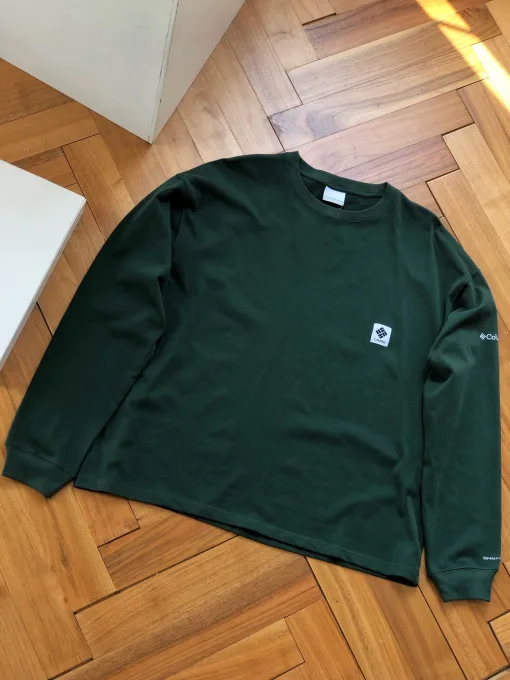 Bestseller: Columbia Langarmshirts in schwarzer Baumwolldruck-Kollektion