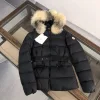 Hochwertige Moncler Daunenjacke in Schwarz im Oversize-Stil