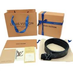 Hochwertiger Louis Vuitton Gürtel Schwarz Classic Luxury