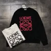 Hochwertige Loewe Langarm Schwarz Baumwolle Casual Kollektion