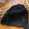 Hochwertige Louis Vuitton Jacken Schwarz Denim Jacquard Luxus