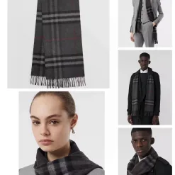 Premium Burberry Schal Kaschmir Plaid Kollektion