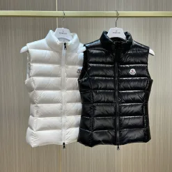 Bestseller Moncler Weste Weiß Nylon Classic Luxury