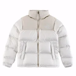 Premium Qualität The North Face Daunenjacke Navy Nylon Klassischer Stil