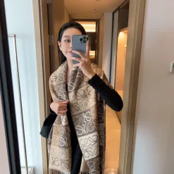 Premium Chanel Schal Kaschmir Eleganter Stil