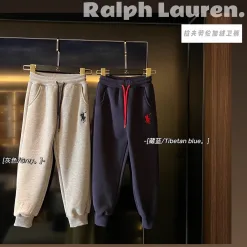 Luxus Ralph Lauren Freizeithose Navy Baumwolle Logo Kollektion