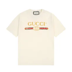Hochwertiger Gucci-Kurzarm-Baumwoll-Klassiker