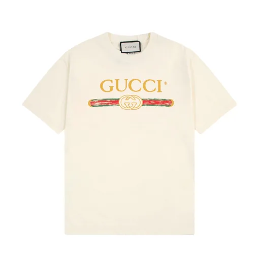Hochwertiger Gucci-Kurzarm-Baumwoll-Klassiker