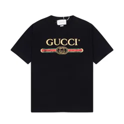 Premium Gucci Kurzarm Baumwolle Klassisch Luxus