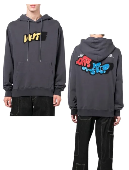 Meistverkaufte Off-White Sweatshirts aus weißer Baumwolle mit Stickerei