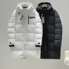 Hochwertige Descente Daunenjacke Schwarz Nylon Atmungsaktiver Stil