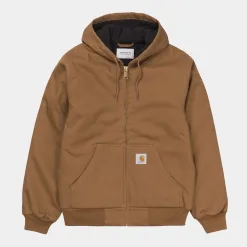 Hochwertige Carhartt Mäntel im schwarzen Canvas-Stil