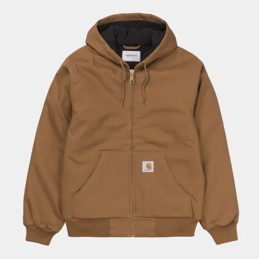Hochwertige Carhartt Mäntel im schwarzen Canvas-Stil