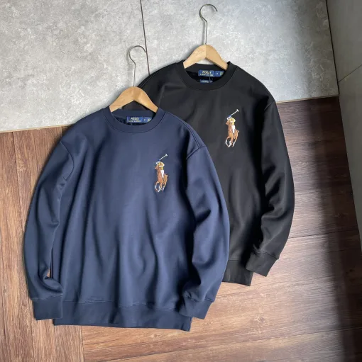 Bestseller Ralph Lauren Sweatshirts Schwarz Fleece Classic Luxury