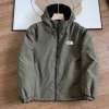 Premium The North Face Mantel Schwarz Bestickt Luxus