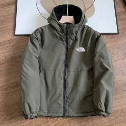 Premium The North Face Mantel Schwarz Bestickt Luxus