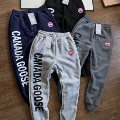 Bestseller Canada Goose Casual Hose Schwarz Baumwolle Casual Luxus