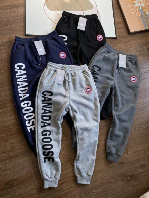 Bestseller Canada Goose Casual Hose Schwarz Baumwolle Casual Luxus