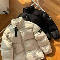 Luxus-Baumwollkleidung von Stone Island in Weiß im klassischen Stil