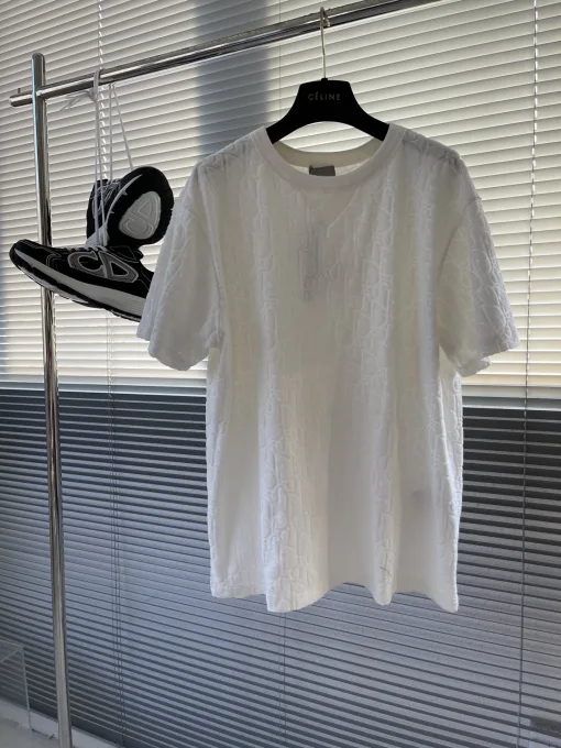 Hochwertige Dior Kurzarm-Baumwolle im klassischen Stil