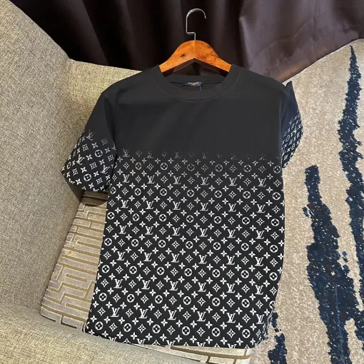 Luxus Louis Vuitton Kurzarm Baumwolle Classic Kollektion