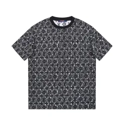Hochwertiger Louis Vuitton Kurzarm-Baumwolle im klassischen Stil