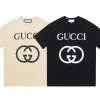 Hochwertige Gucci Kurzarm-Baumwoll-Logo-Kollektion