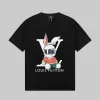 Hochwertige Louis Vuitton Kurzarm-Kollektion in Schwarz