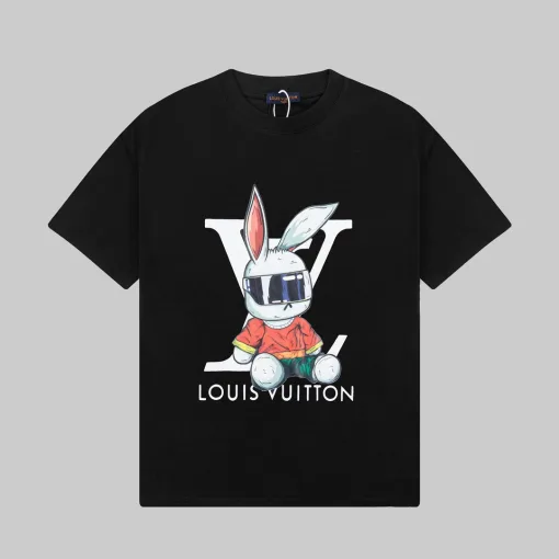 Hochwertige Louis Vuitton Kurzarm-Kollektion in Schwarz
