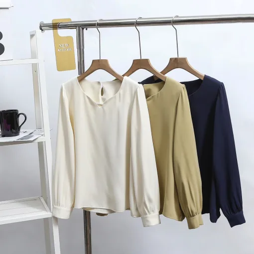 Bestseller Theory Langarmshirt Navy Elegant Collection