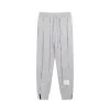 Hochwertige Thom Browne Hose Grau Bestickt Luxus