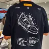 Hochwertiges Louis Vuitton Kurzarm-Logo-Shirt aus weißer Baumwolle