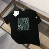 Moncler Kurzärmeliges Baumwoll-Print-Modell in Premiumqualität in Schwarz