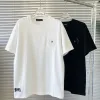 Meistverkauftes Chrome Hearts T-Shirt, schwarze Baumwolle, bestickter Stil