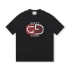 Bestseller Gucci Kurzarm Schwarz Klassischer Stil