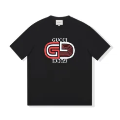 Bestseller Gucci Kurzarm Schwarz Klassischer Stil