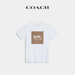 Luxus-T-Shirt der Coach Classic Collection