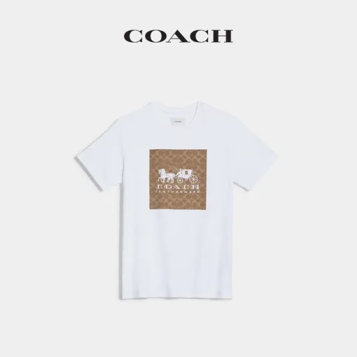 Luxus-T-Shirt der Coach Classic Collection