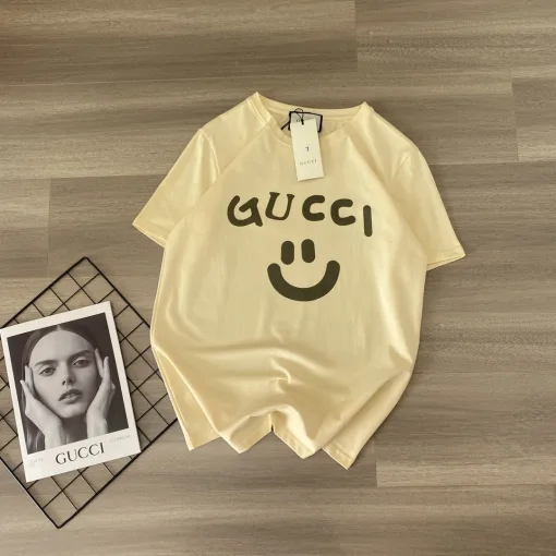 Bestseller: Kurzarm-Baumwolldruck im Gucci-Stil