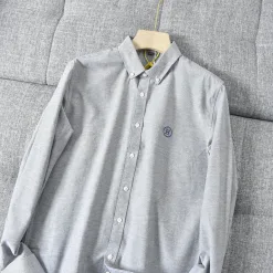 Premium HermS Langarmshirt Weißes Logo Luxus