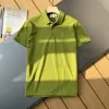 Hochwertiges Burberry Kurzarm-Shirt aus schwarzer Baumwolle mit Stickerei