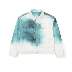 Premium Qualität Louis Vuitton Jacken Blue Denim Washed Luxury