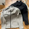 Hochwertige Stone Island Hemden Schwarz Solid Style