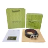 Bestseller Gucci Gürtel Silber Leder Kollektion