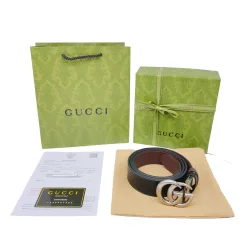 Bestseller Gucci Gürtel Silber Leder Kollektion