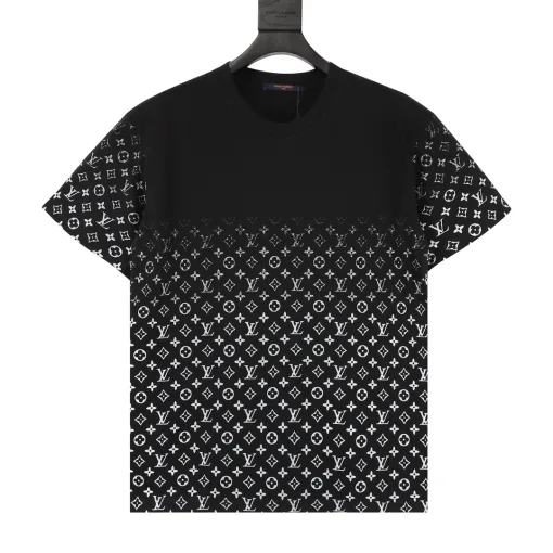 Luxus Louis Vuitton Kurzarm Baumwolle Klassischer Stil