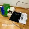 Meistverkaufte Chrome Hearts Kurzarm Weiß Baumwolle Print Stil