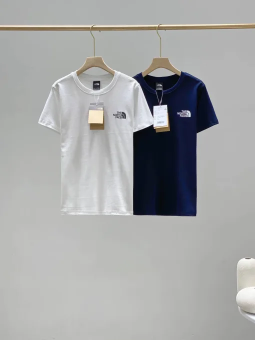 Hochwertige The North Face Kurzarm-Kollektion aus Baumwolle in Marineblau