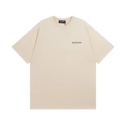 Premium Qualität Balenciaga Kurzarm Baumwolle Klassischer Luxus