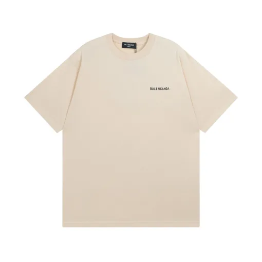 Premium Qualität Balenciaga Kurzarm Baumwolle Klassischer Luxus